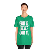 myHustleDNA Grit It. Unisex Jersey Short Sleeve Tee