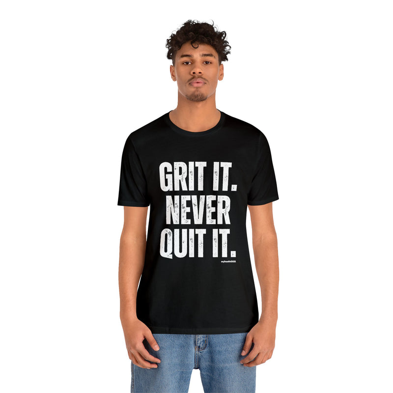 myHustleDNA Grit It. Unisex Jersey Short Sleeve Tee