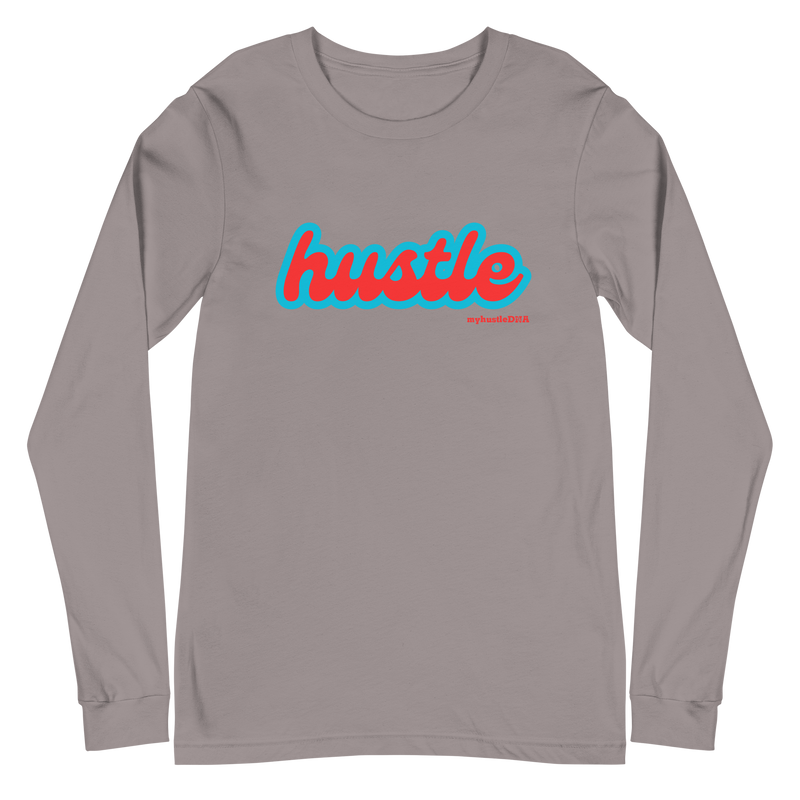 myHustleDNA Groovy Red LS Unisex Long Sleeve Tee