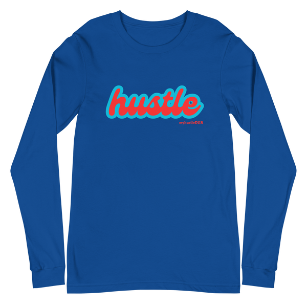 myHustleDNA Groovy Red LS Unisex Long Sleeve Tee