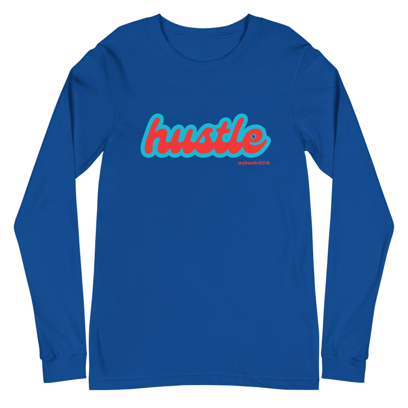 myHustleDNA Groovy Red LS Unisex Long Sleeve Tee