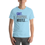 TheHustleHive Grit. Purpose. Unisex t-shirt Light