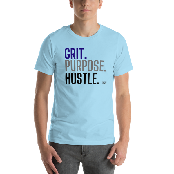 TheHustleHive Grit. Purpose. Unisex t-shirt Light