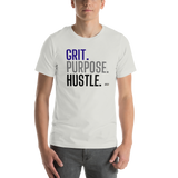 TheHustleHive Grit. Purpose. Unisex t-shirt Light