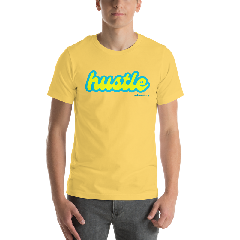 myHustleDNA Goovy Hustle Yellow Unisex t-shirt