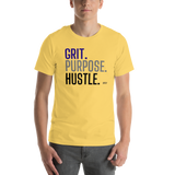 TheHustleHive Grit. Purpose. Unisex t-shirt Light