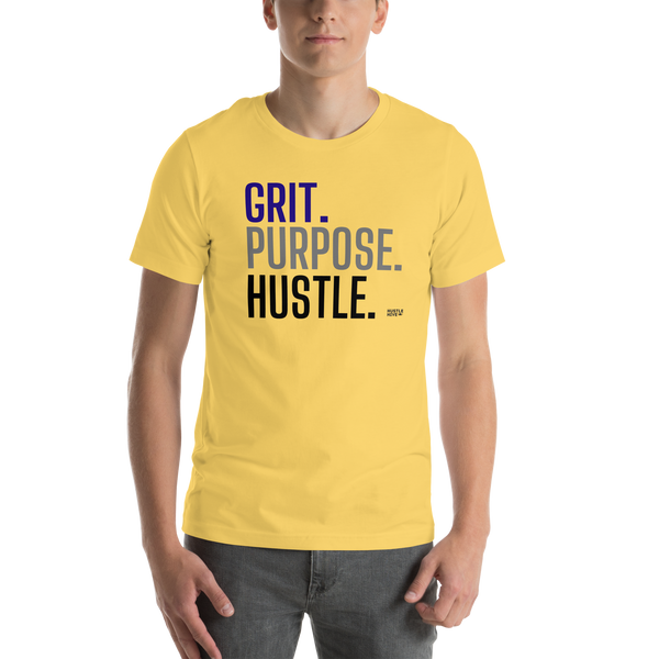 TheHustleHive Grit. Purpose. Unisex t-shirt Light